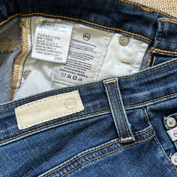 Adriano Goldschmied The Legging Ankle Super Skinny Ankle Stretchy Raw Hem Denim - Picture 4 of 11